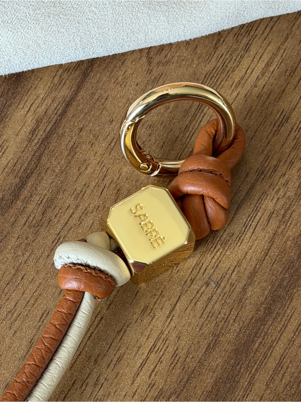 MAISON DE SABRE - Mini Saddle Bag in Sandstone Brown with Charms 🍊- BRAND NEW - Picture 4 of 12